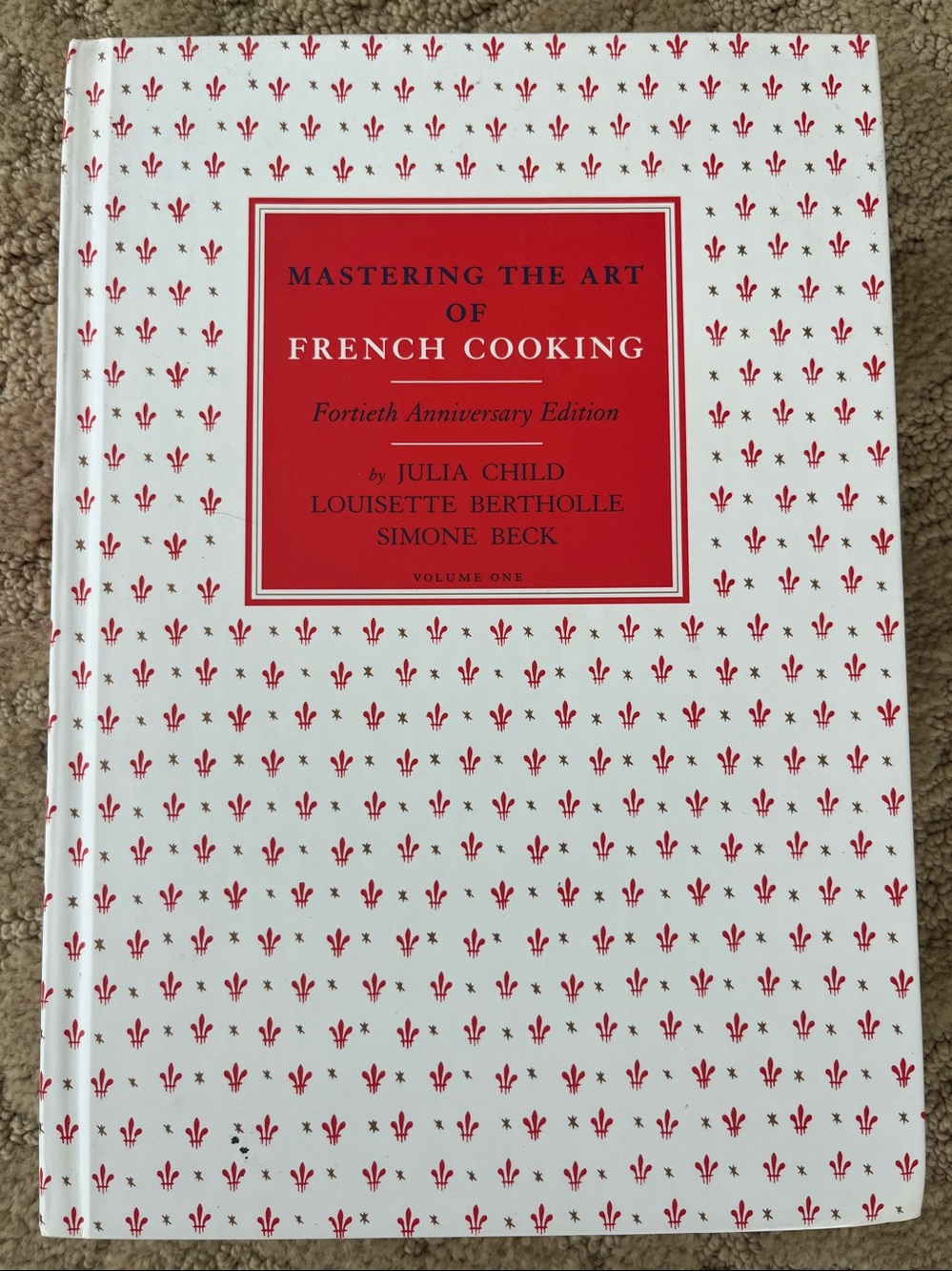 Mastering the Art of French Cooking - Red & White Cover Fortieth Anniversary Ed